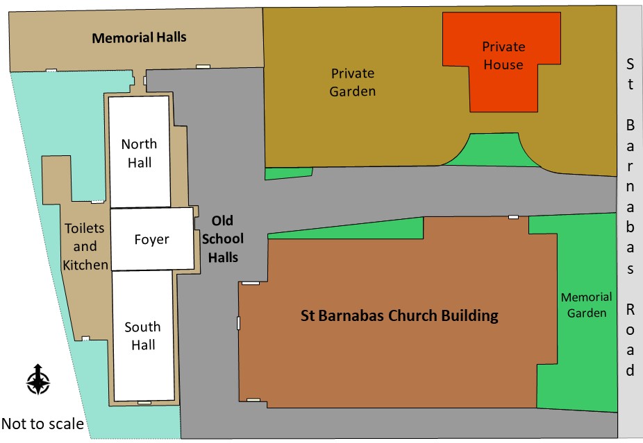 Plan of the halls